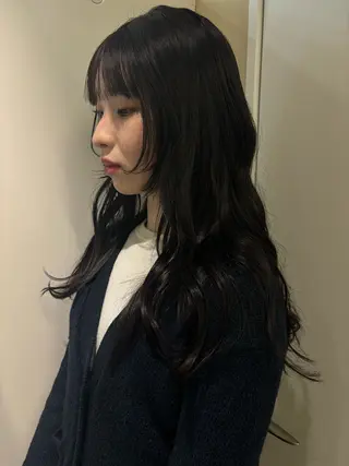 セミロング カラー ヘアアレンジ 💟Opus // Mizuki🐕のヘアスタイル