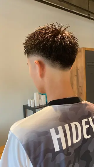 ショート glowm店長 加藤翔太のヘアスタイル