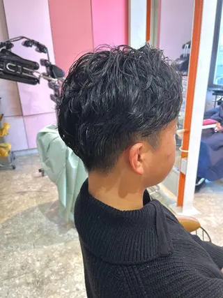 ショート パーマ うしだ かおるのヘアスタイル