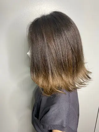 ミディアム 新村 泰幸のヘアスタイル