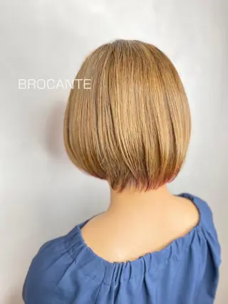ショート カラー BROCANTE立川 karasawa.nのヘアスタイル