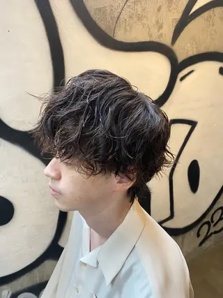 ショート パーマ メンズ 【モデル大募集🔥】 kearny錦糸町のヘアスタイル