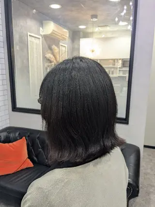 ミディアム 多田 遥香のヘアスタイル