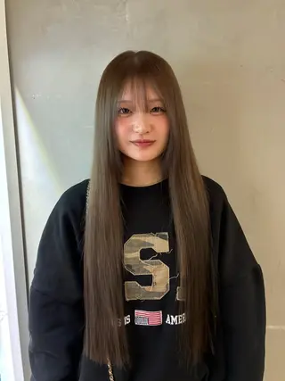 ロング nanami🏷🤎 ベージュのヘアスタイル