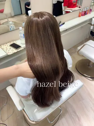 ロング カラー ParveMix 岡本えりかのヘアスタイル