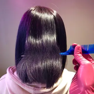 ミディアム カラー パーマ ヘアアレンジ メンズ キッズ ネイル マツエク・マツパ KANAMI 🌏のヘアスタイル