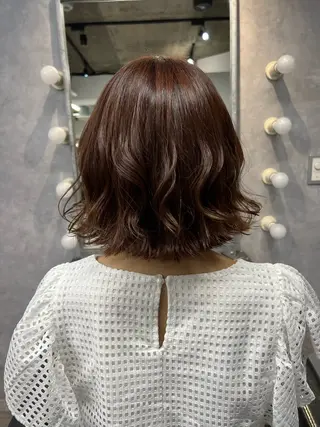 ミディアム カラー 透明感/レイヤー 🇰🇷tomonaのヘアスタイル