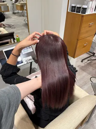 カラー ブリーチカラー/茨木 𝙨𝙖𝙠𝙞💚のヘアスタイル
