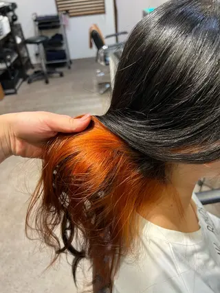 ロング カラー 明 (めい)のヘアスタイル
