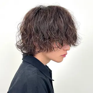 パーマ メンズ NYNY姫路本店 メンズパーマ藤川時也のヘアスタイル