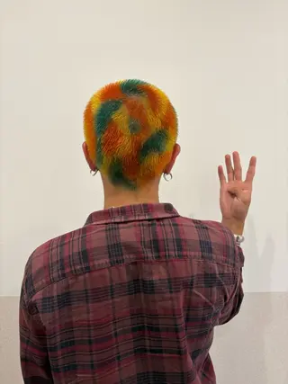 カラー 池田 陽喜のヘアスタイル