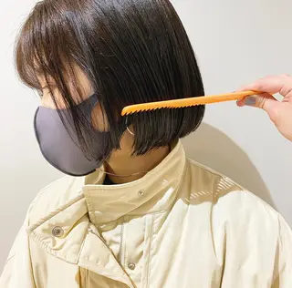 ショート カラー ボブ/salut町田 🧡kanaのヘアスタイル