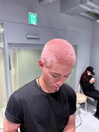 ショート カラー メンズ 菜々🦖新宿 men's特化のヘアスタイル