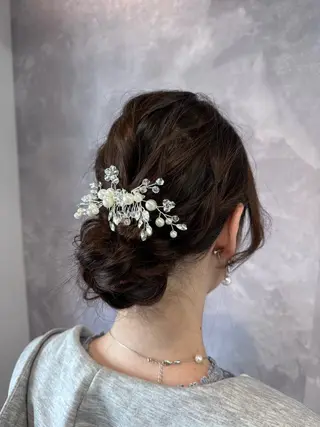 ヘアアレンジ ヒヨシ ルナのヘアスタイル