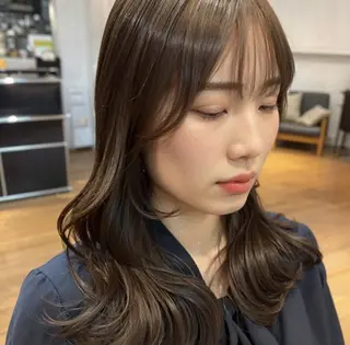 セミロング snowdrop 和田のヘアスタイル