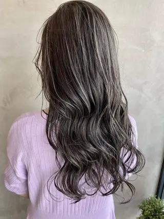ロング カラー ヘアアレンジ ネイル マツエク・マツパ 夜23時まで予約🉑 reverieあきらのヘアスタイル