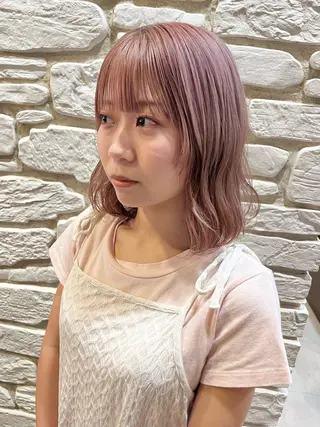 ショート カラー ヘアアレンジ 溝口 ひなこのマツエク・マツパデザイン