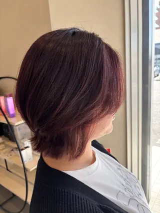 ミディアム ［ステレオ知立］岡田 ウルフ✂️のヘアスタイル