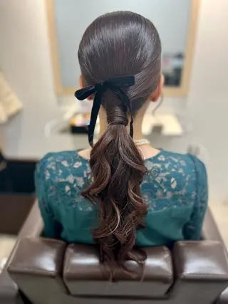 ヘアアレンジ 似合わせヘアメイク 💐オダギリチアキのヘアスタイル