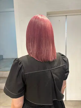 カラー *。艶髪/ハイトーン 🎀CHIKA🎀のヘアスタイル