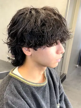パーマ メンズ fifth 村田 悠輔のヘアスタイル