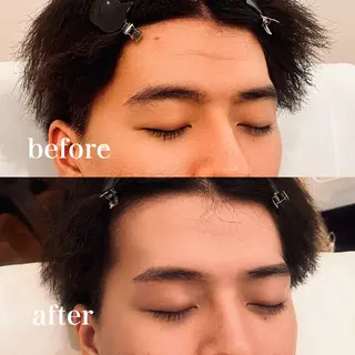 メンズ アイブロウ 八田 紗希の眉毛・アイブロウイメージ