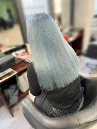 ロング カラー ハイトーンエクステ 🎩カズキ🎩のヘアスタイル