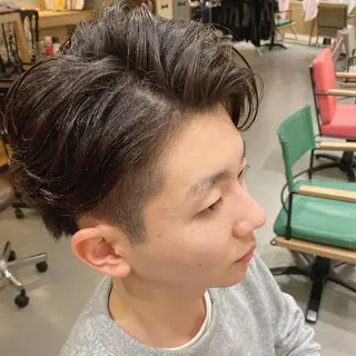 ショート メンズ 梅田茶屋町メンズ 専門美容師 山元一平のヘアスタイル