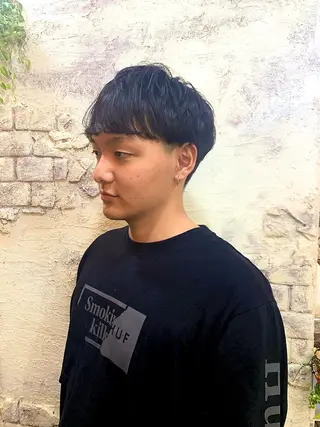 ショート メンズ 七原 海夕のヘアスタイル