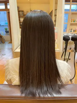 ロング 梶谷 和希のヘアスタイル