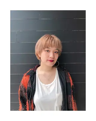 ショート カラー kohatsu こはっちゃんのヘアスタイル