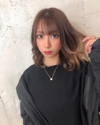 ミディアム カラー 垢抜けレイヤー✂️ RYOTAのヘアスタイル