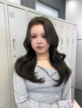 ロング カラー ヘアアレンジ ハイトーン/透明感 髪質改善/rinaのヘアスタイル