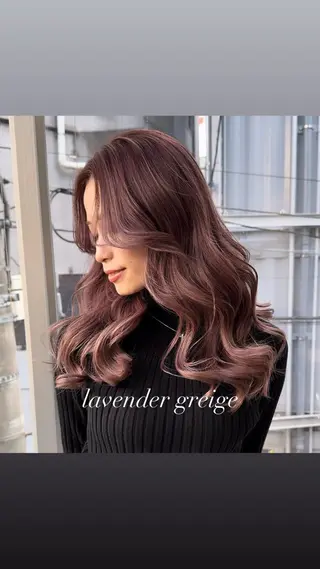 ロング カラー 💜ハイトーン💛 マジカルかいちゃんのヘアスタイル