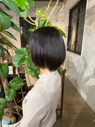 パーマ くま🤍透明感 🎀ナチュラルカラーのヘアスタイル