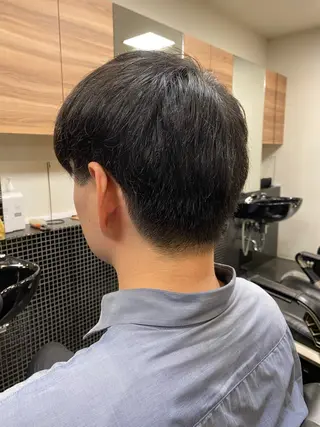 ショート メンズ メンズパーマモデル 大募集中のヘアスタイル