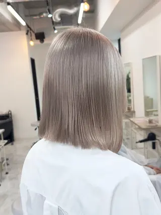 ミディアム 🤍ムラ修正ブリーチ 🤍原宿/YUUのヘアスタイル