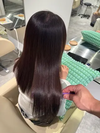 ロング カラー 夜23時まで予約🉑 reverieあきらのヘアスタイル