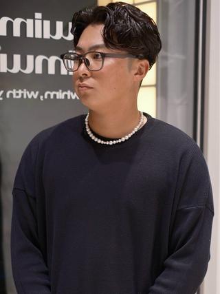 ショート パーマ メンズ (𝙝)𝙬𝙞𝙢 Nagiのヘアスタイル