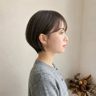 ショート 竹内 穂乃佳のヘアスタイル
