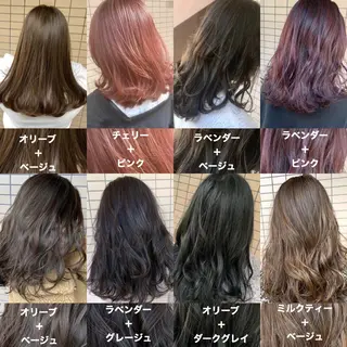 カラー ブリーチなしで 全国から予約殺到♡のヘアスタイル