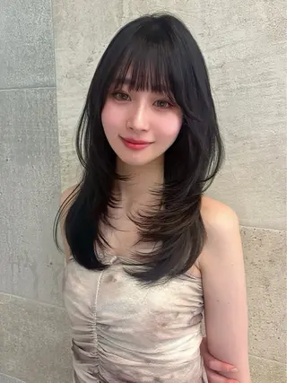 ロング sakura/韓国 /透明感カラーのヘアスタイル