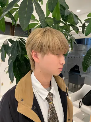 ショート カラー メンズ 樋笠 知佳のヘアスタイル