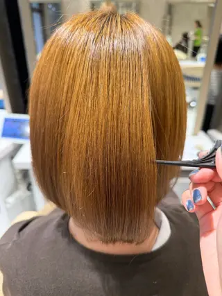 ミディアム カラー ワタナベ カノ🌼のヘアスタイル