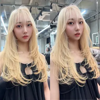 ロング カラー ✨髪質改善特化✨副 店長椎葉信乃介のヘアスタイル