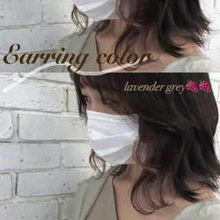 ショート カラー Acchon/心斎橋 💚ダブルカラーのヘアスタイル