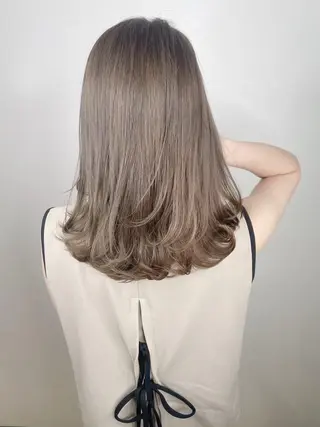 セミロング カラー BUCKS【天王寺】 バックス【駅30秒】のヘアスタイル