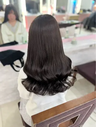 ミディアム yuuna モデル募集中🤍のヘアスタイル