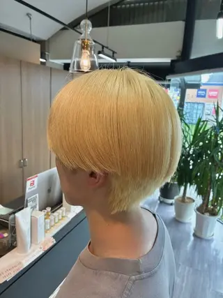 ショート カラー メンズ arika もえのヘアスタイル