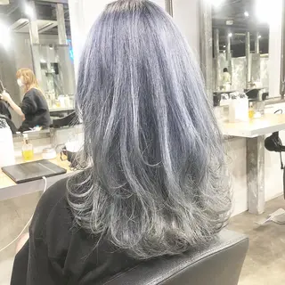 セミロング カラー 横浜駅メンズパーマ師 🌀岩﨑弘成🌀のヘアスタイル